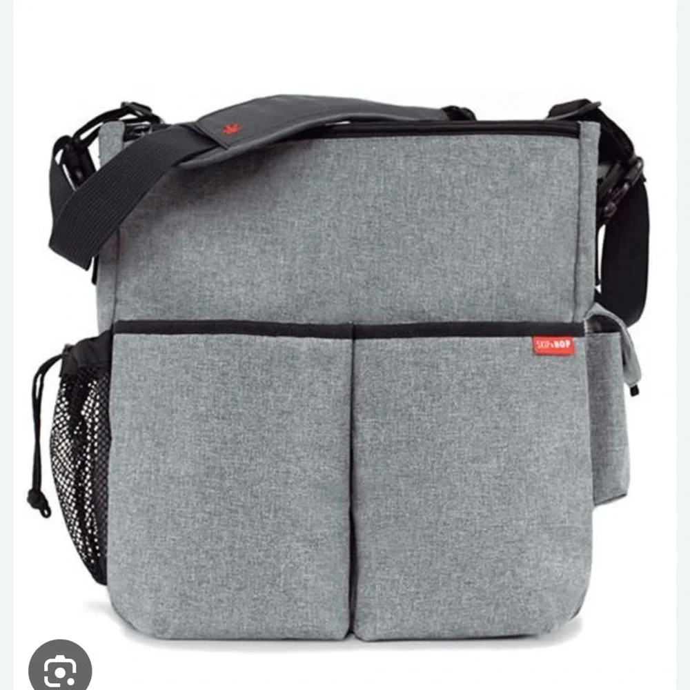 Skip Hop Gray Diaper Bag -grey